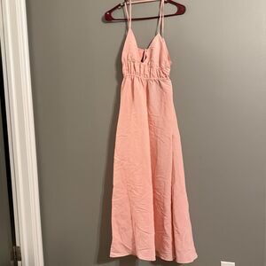 burgundy dress backless line Gorgeous A-line V Neck Burgundy Satin Long Prom/Formal Dress US0 / As Picture main image 0